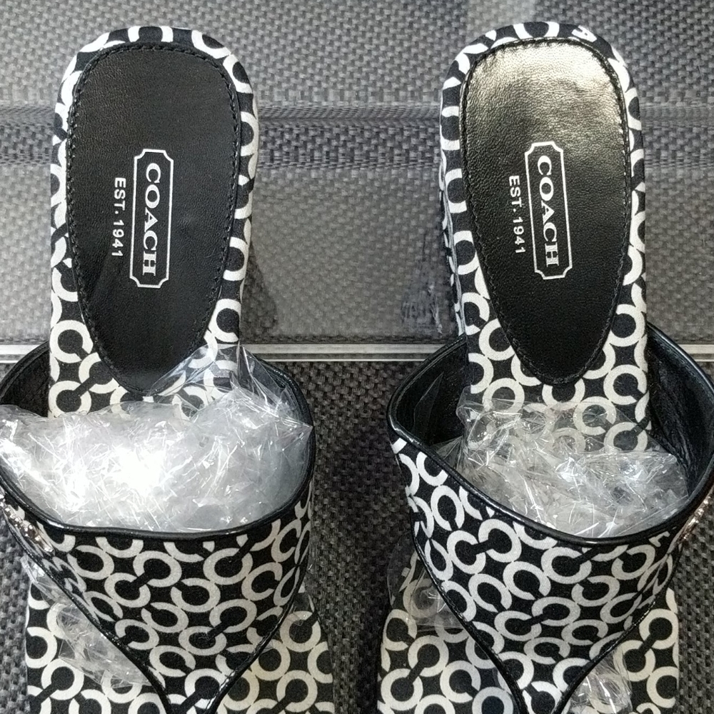 NFSD2SC Coach Felecia Platform Sandals Size 9B - Picture 5 of 8